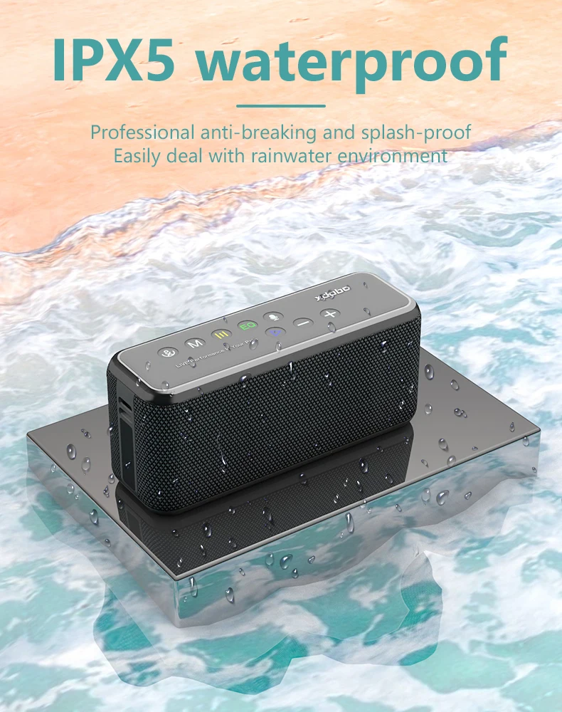 Xdobo 100 Вт сабвуфер стерео беспроводные колонки bluetooth портативное мини звуковое