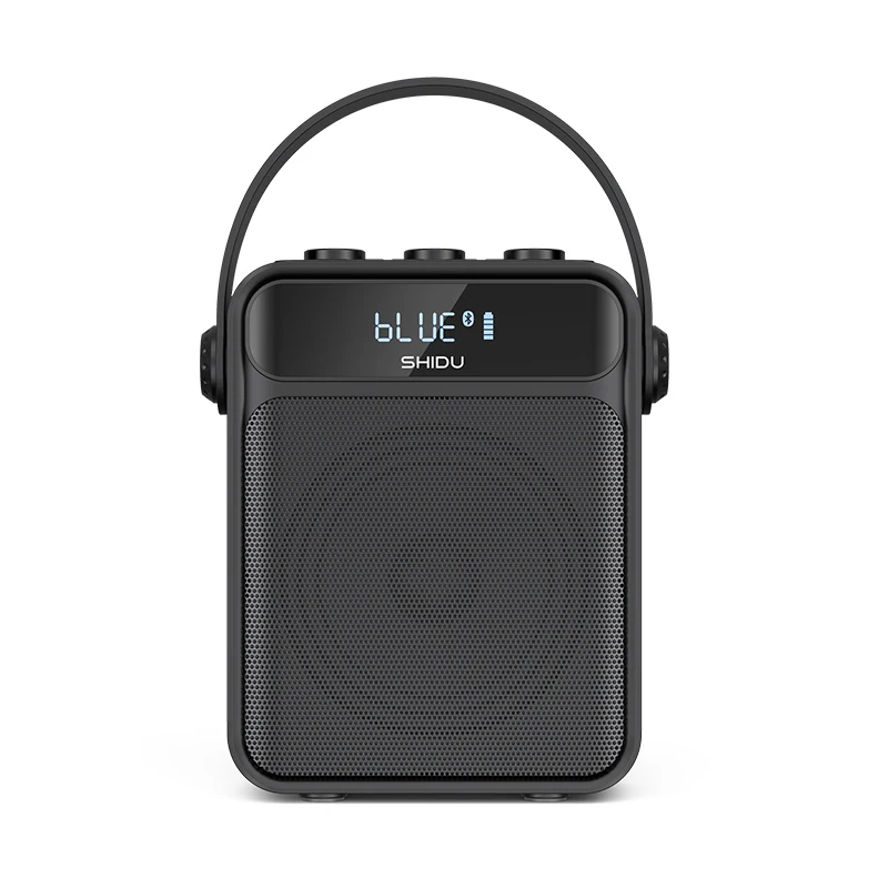 

SHIDU S95 Portable Multi-Function Bluetooth Speaker Power Amplifier Recording FM Radio AUX USB TF Card Teaching Equipment