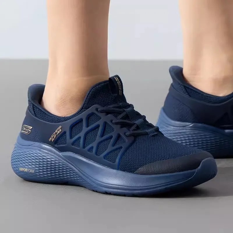 Женские кроссовки Skechers новая летняя повседневная обувь с дышащей сеткой легкие