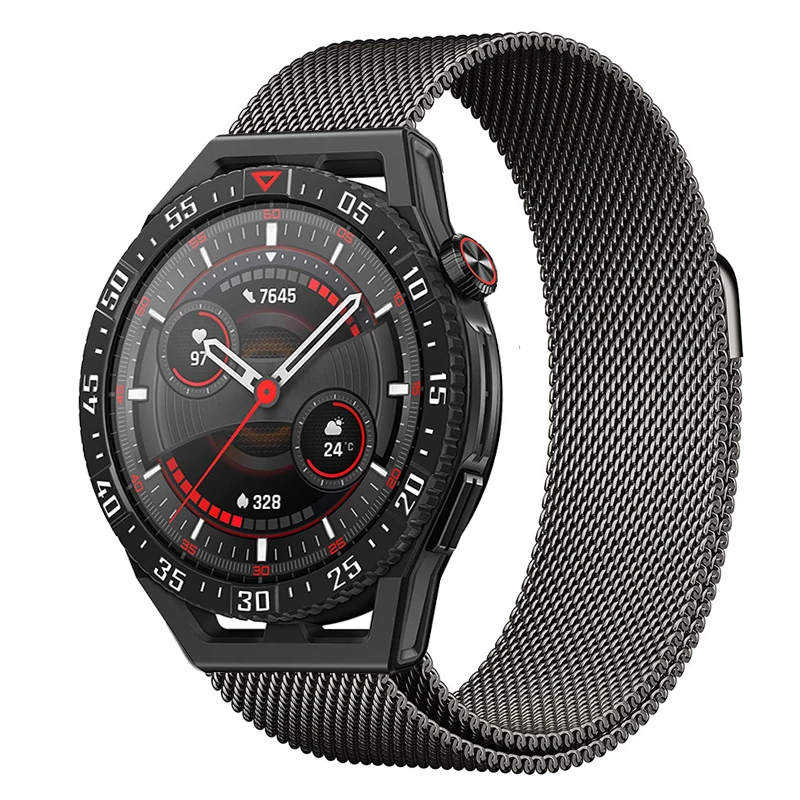 20mm 22mm Magnetic loop For Huawei Watch GT 3 SE Smart Watch Accessories Metal Strap For Huawei Watch GT3 Pro 43mm 46mm Bracelet