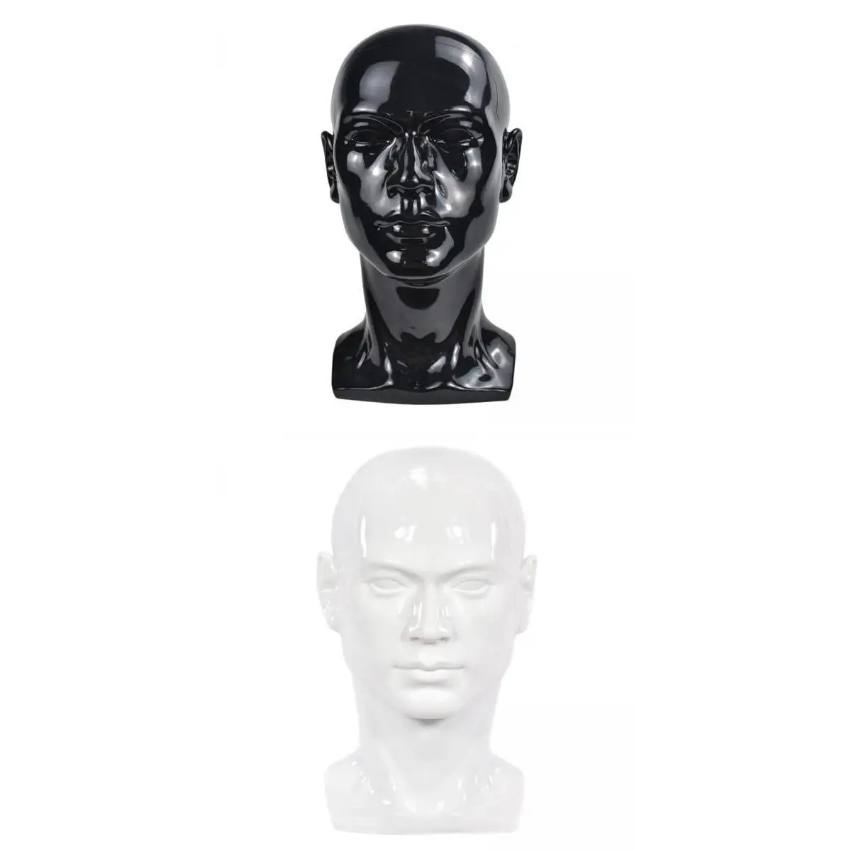 

Набор из 2 голов манекена для косметологии, мужская тренировочная Модель 57 см