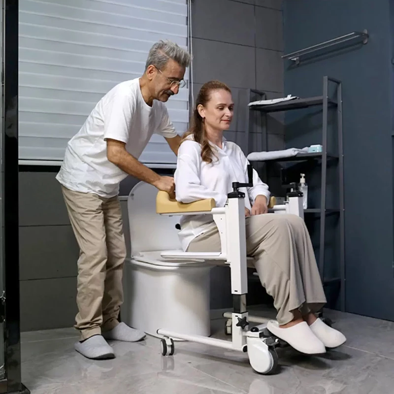 Регулируемый по высоте подъемник для пациентов унитаза перенос машины