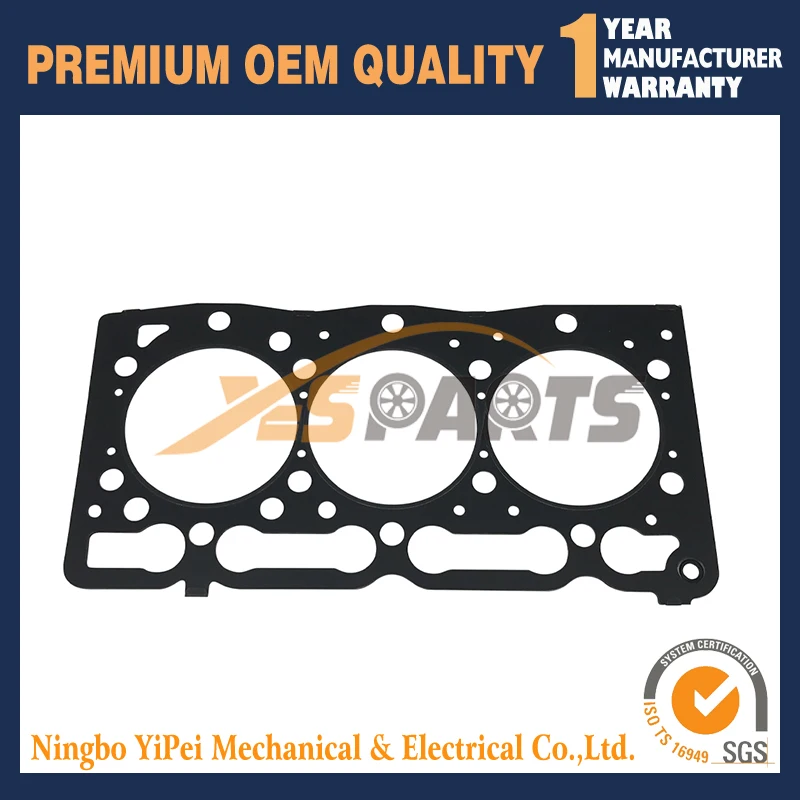 

D1005 Cylinder Head Gasket Metal Fit For Kubota Bobcat 1G040-03310