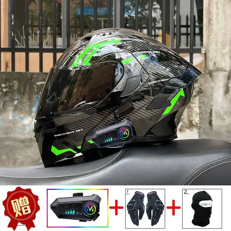

Мотошлем ORZ с Bluetooth для мужчин и женщин, всесезонный, для мотокросса, с сертификацией DOT