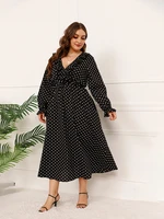 casual street for summer women sexy party dresses plus size women clothing long sleeve fashion v neck elegant dress