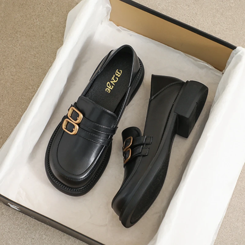 Casual Loafer Shoes Woman British Style College Student Girls Casual Slip Flats Shoes Female Feetwear Women Sandals Women Shoes