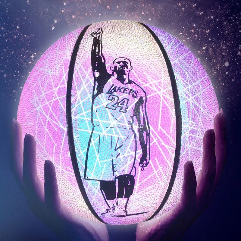 Светоотражающие светящиеся баскетбольные мячи Размер 7 уличные крутые Детская