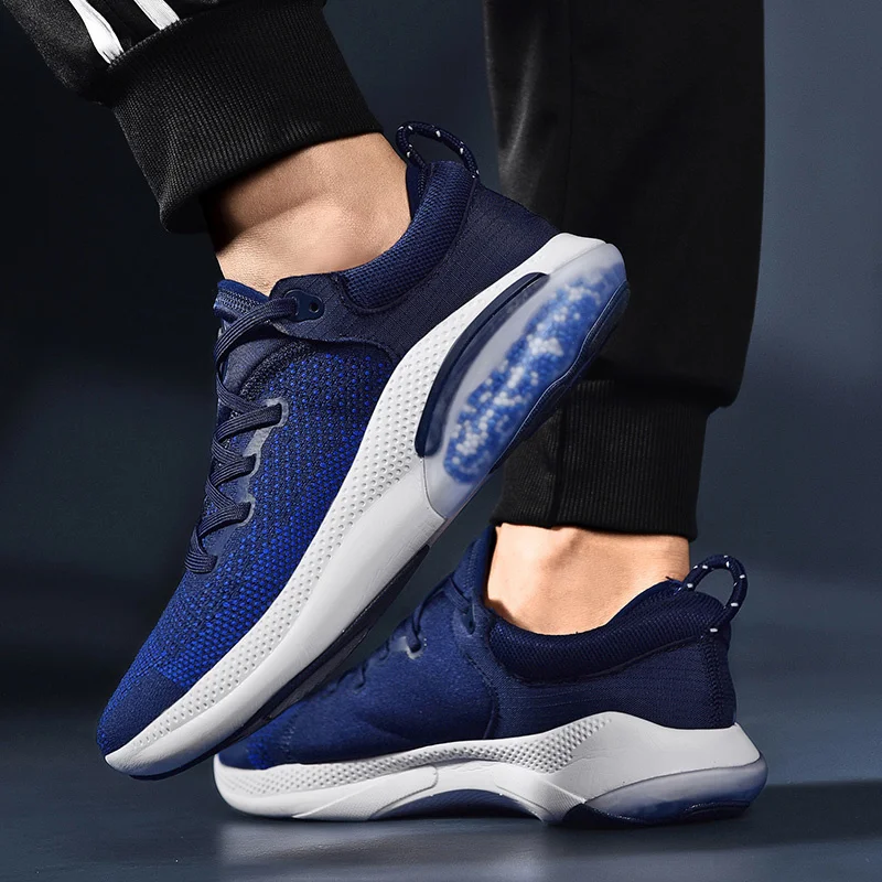 SALUDAS Men Running Shoes Breathable Mesh Sports Shoes Tennis Sports Shoes ​Soft Bottom Fashion Casual Shoes Sneakers