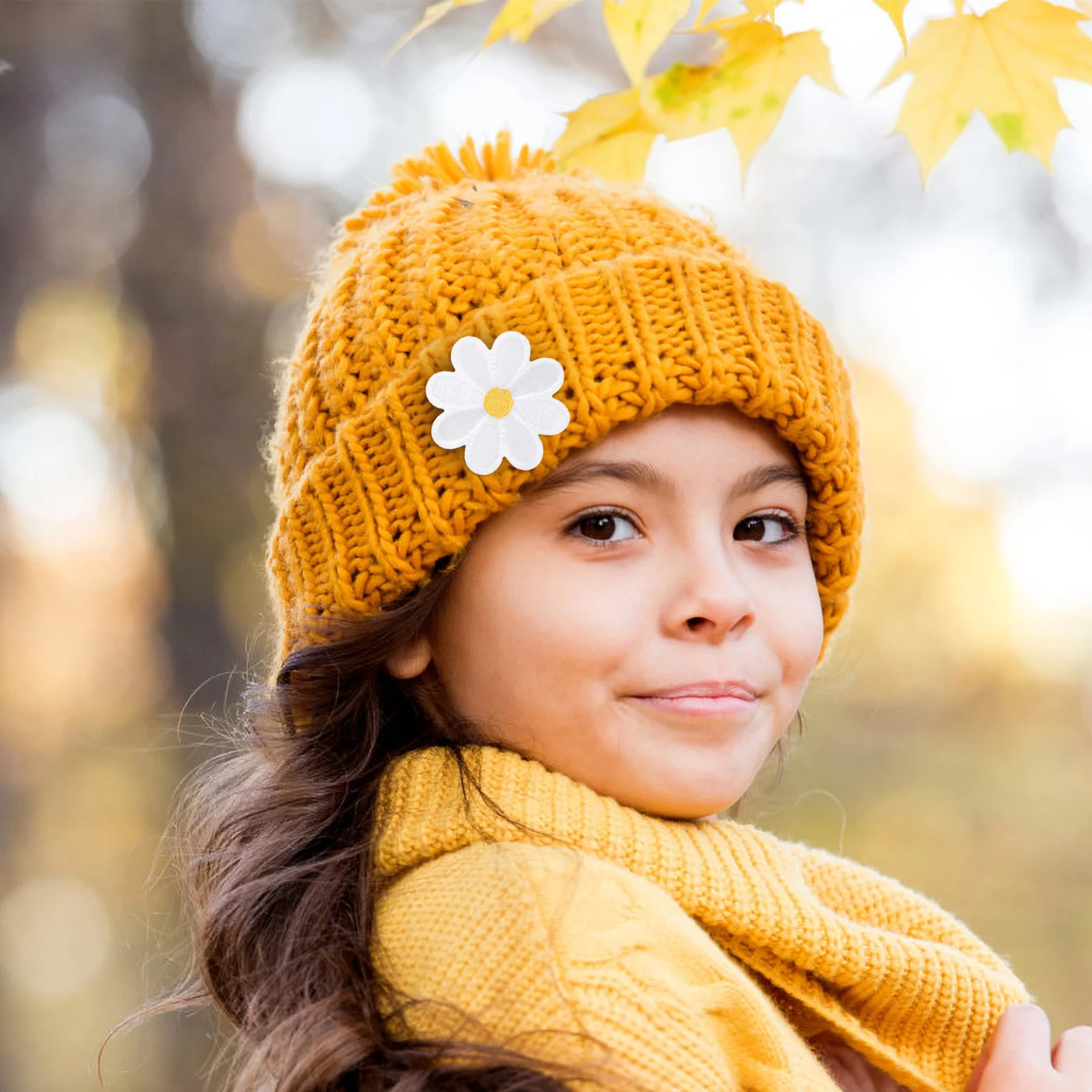 20 шт. орнамент с ромашкой вышивка для девочек разведка нашивки пришить одежду