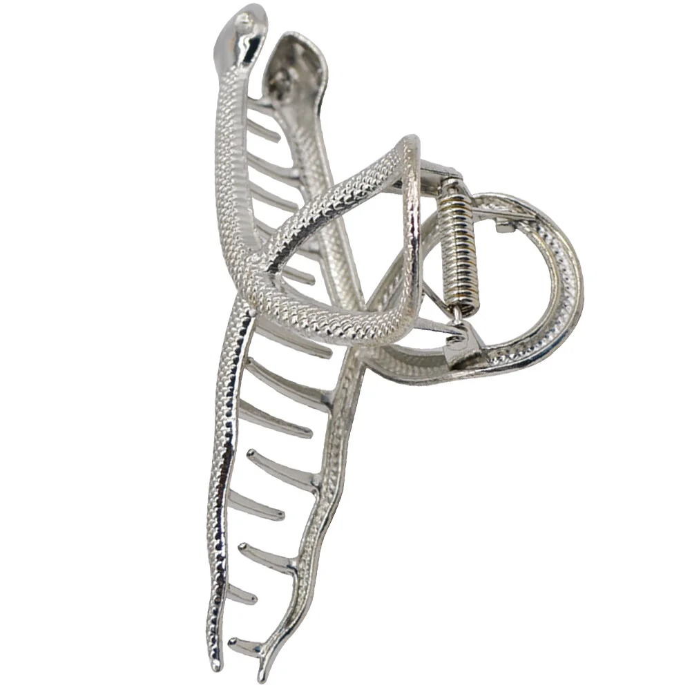 

Jewelry Vintage Hair Clips Metal Claw Snake Barrettes Vintage Accessories Unique Women Alloy Large Miss Thick