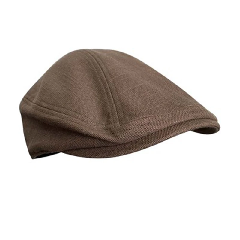 

New Men's Hat Berets Cap Golf Driving Sun Flat Cap Fashion Cotton Polyester Berets Caps Men Casual Visors Casquette Hats BJM58