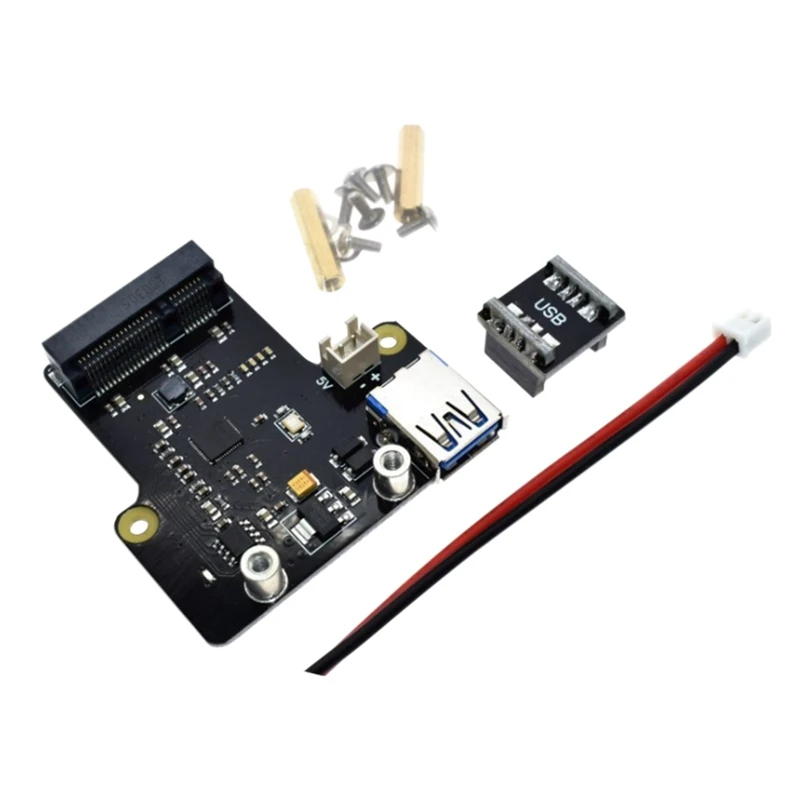 

Плата расширения для SSD-диска MSATA для Raspberry Pi X850, NAS USB 3,0, поддерживает ТБ для Raspberry Pi 3B +/3B