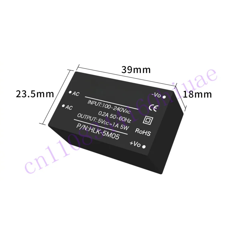 Фото HLK-5M03 HLK-5M05 HLK-5M09 HLK-5M12 HLK-5M15 HLK-5M24 ACDC модуль питания 5 шт. №2