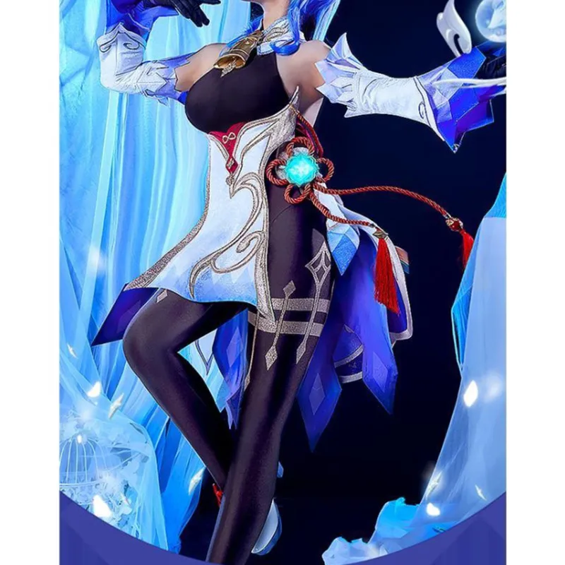 

Игра для косплея Genshin Impact женская одежда аниме Хэллоуин ролевечерние Косплей Ganyu костюм Genshin Impact Gan Yu Косплей