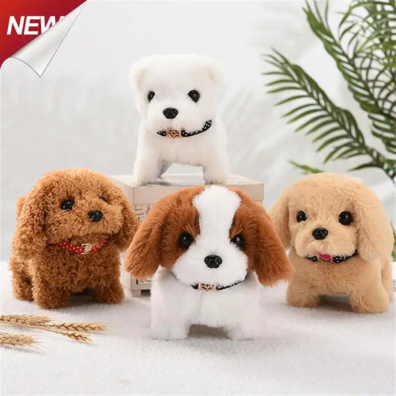 Can Wag Tail Dog Plush Toy Kawaii Without Battery Electric Puppy Kids Toys Plush Toys Can Walk Bark Nod Plush Electric Puppy