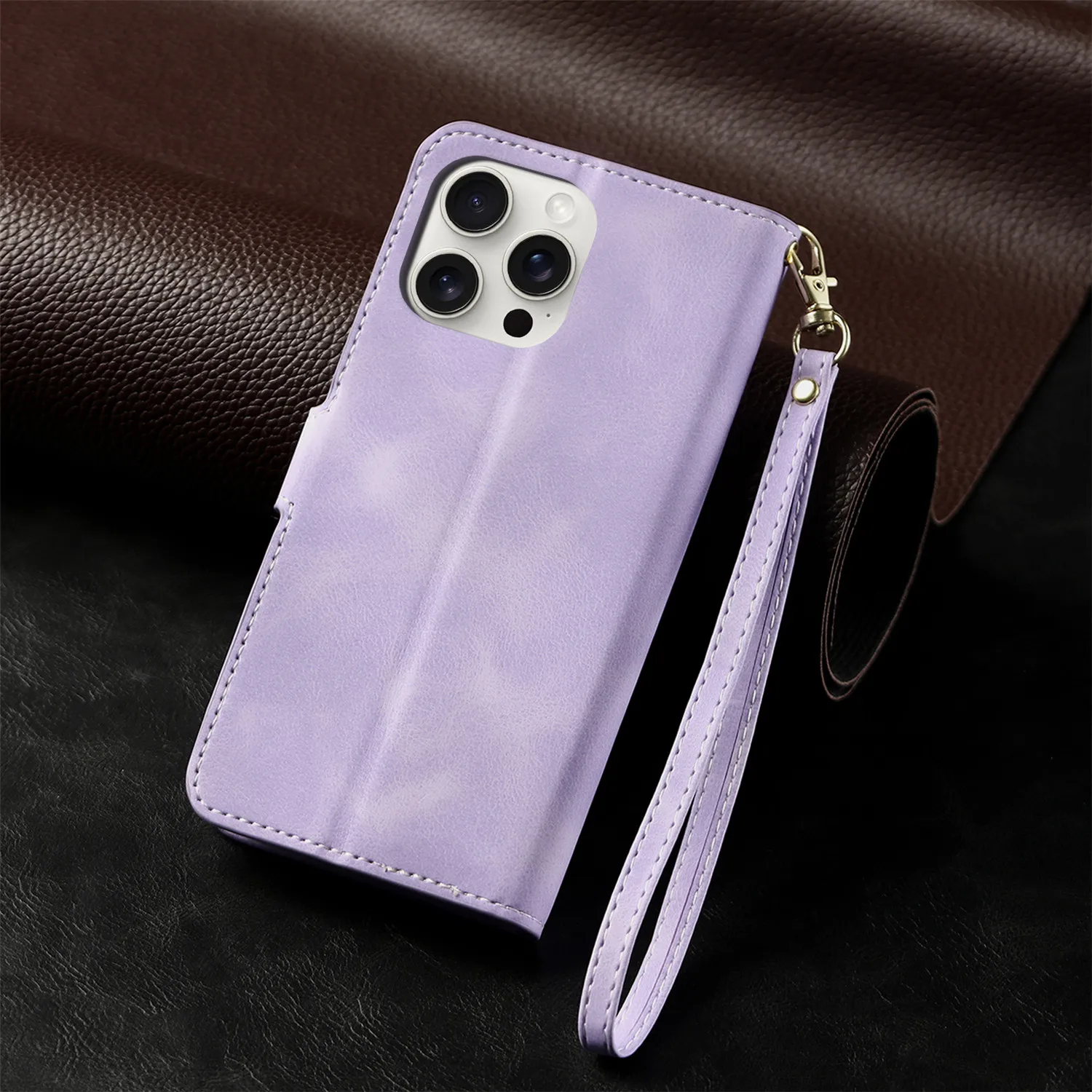 Кожаный флип-чехол для iPhone 16 15 14 Plus 13 Mini 11 12 Pro MAX X XS XR 6 6S 7 8 SE 2020 2022