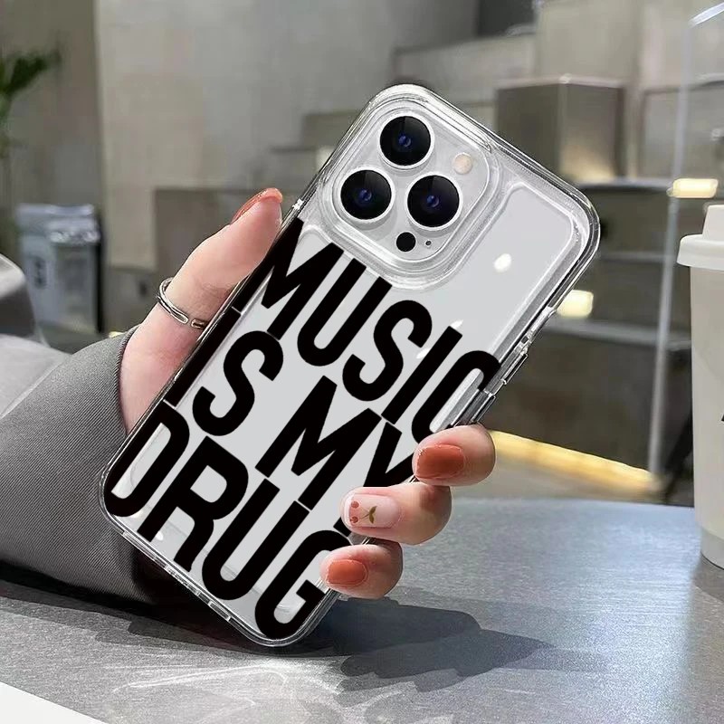 Фото Чехол для телефона для любителей музыки для Samsung Galaxy S26 S25 Ultra S26 Plus A56 A16 A06 A36 A54 A15 A55 A35 S22 S23 S24 FE Защитный чехол №3