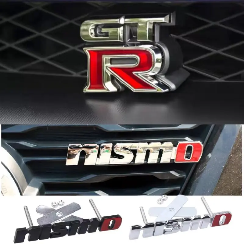 Фото Металлическая эмблема-значок GTR для автомобиля, наклейка-декор для Nissan Juke, Leaf, Qashqai, Patrol, Nismo, Murano, VE №1