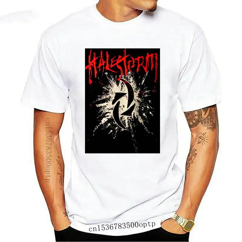 

2022 винтажные Редкие футболки Halestorm, черные мужские б/у футболки Lzzy Hale S-2XL @ #