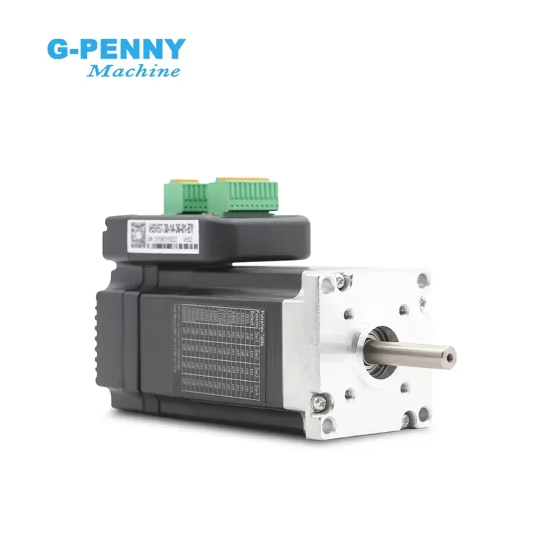 Фото Интегрированный серводвигатель JMC NEMA23 140W 3000RPM 0.45Нм с драйвером V6, микро-миниатюрный, для фрезерного станка №1