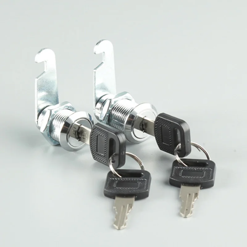 

1 Set Locker Cabinet Locks 2 Key 16/20/25/30mm Security Lock Post Mailbo Drawer Cupboard Security Locker With 2 Keys Home Use