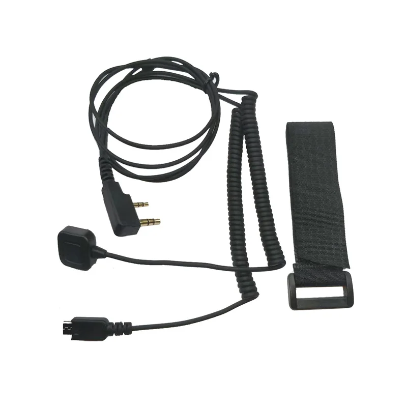 

Motorcycle Helmet Headsets Intercom Handle Finger Control Cable K Port Two-way Radio Connection Wire for T-Max R1 plus M2 M3