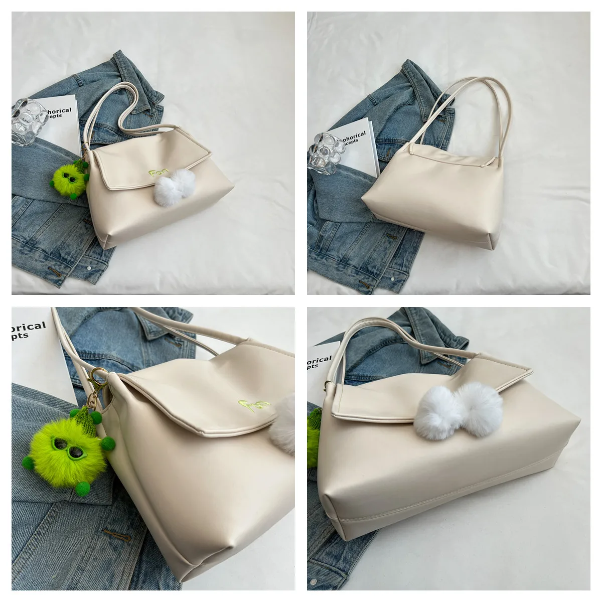 Модные женские сумки через плечо из искусственной кожи Универсальные роскошные