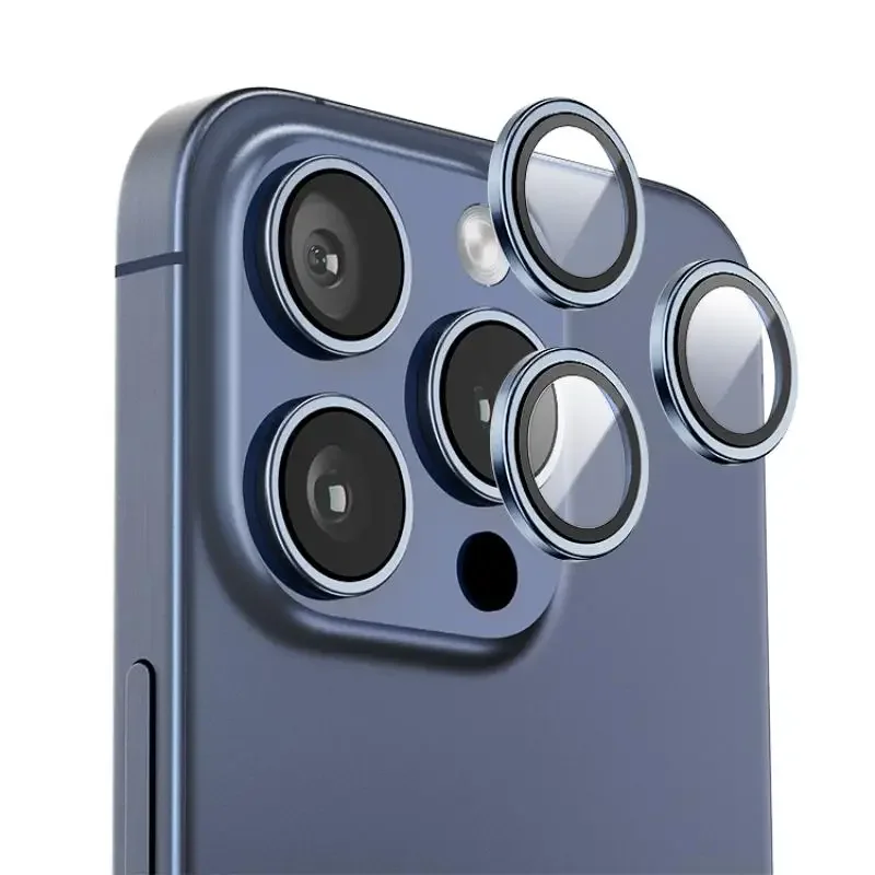 Защитная пленка для объектива камеры с защитой от сломана Apple IPhone 16 15 Pro Max Plus