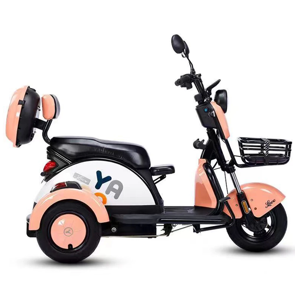 

600\800\1000w Electric Tricycle 48\60\72v Electromobile High Capacity Storage Mute Travel Battery Vehicle