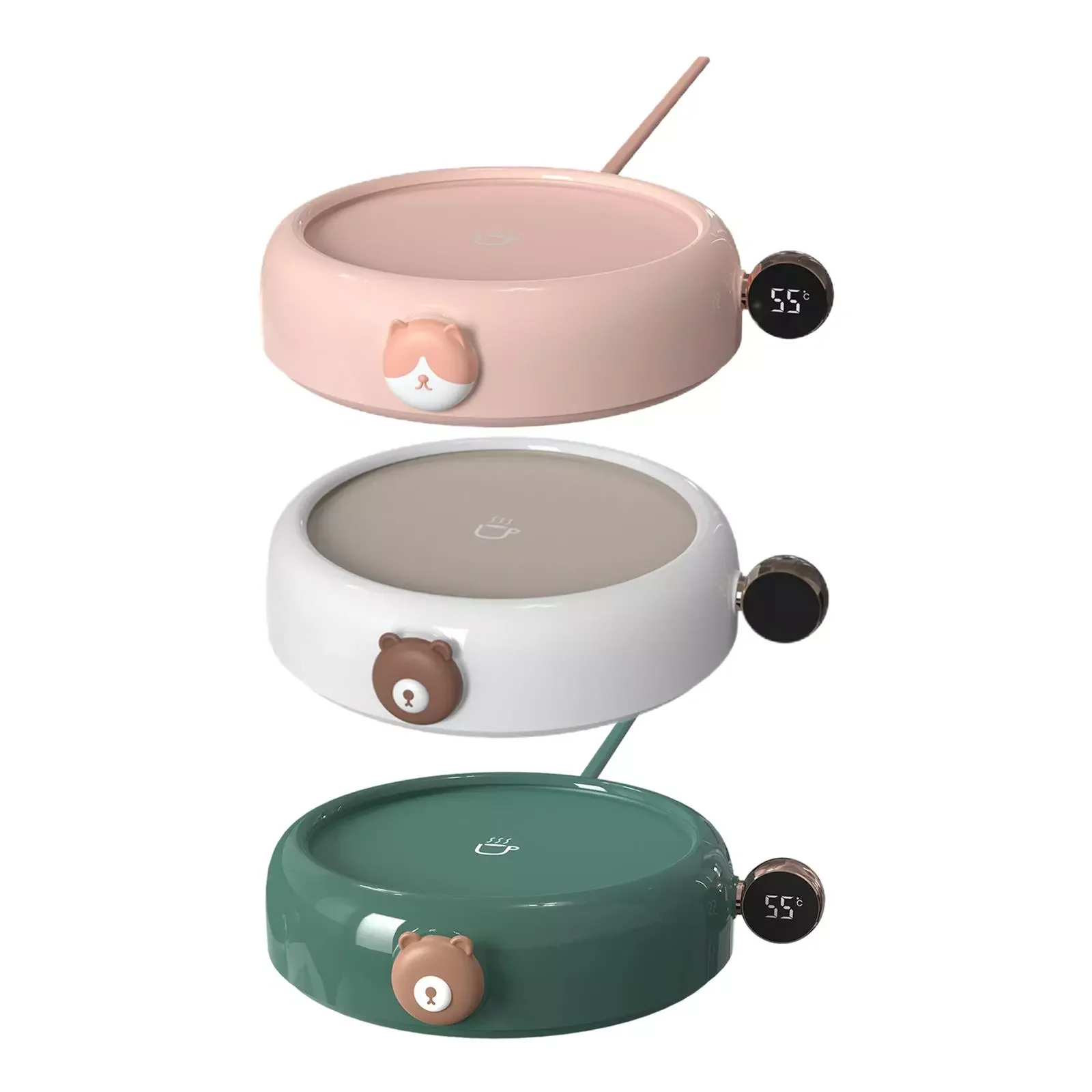 

Temperature Coaster 3 Gear Cup Warmer Mat Adjustment Timing Heater
