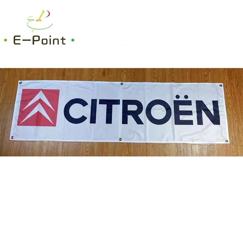 

130GSM 150D Material France Citroen Car Banner 1.5ft*5ft (45*150cm) Size for Home Flag Banner Indoor Outdoor Decor yhx003