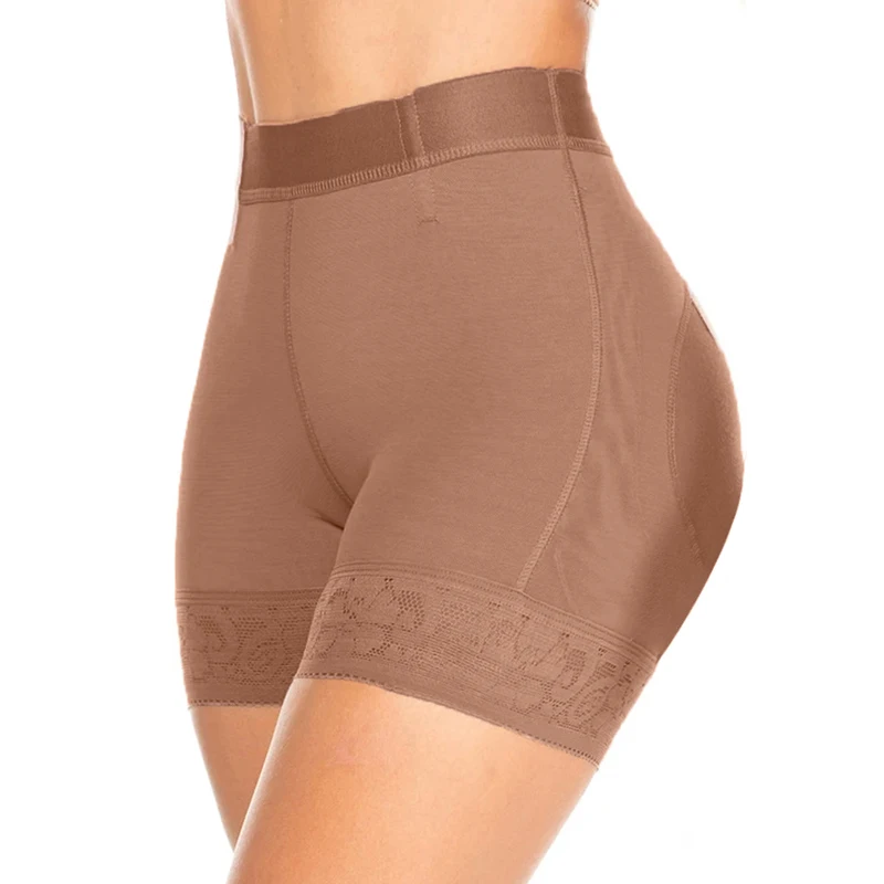Fajas Colombianas Butt Lifter Shaper Shorts High Waist Stitching Lace Short Charming Curves Levanta Gluteos Mujer