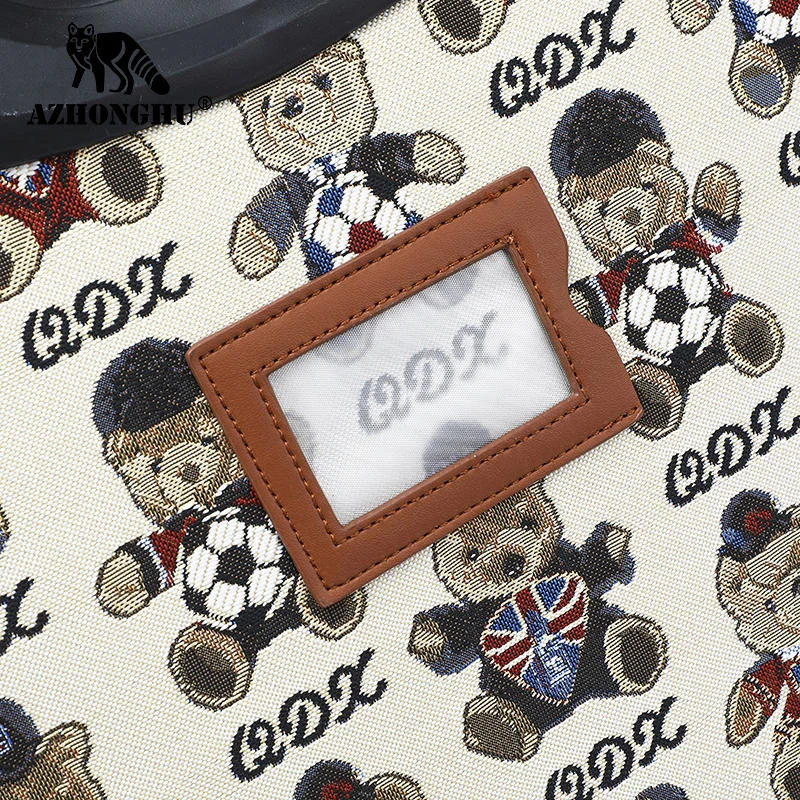 Новый прочный утолщенный дорожный чемодан Оксфорд с сумкой парусиновый женский