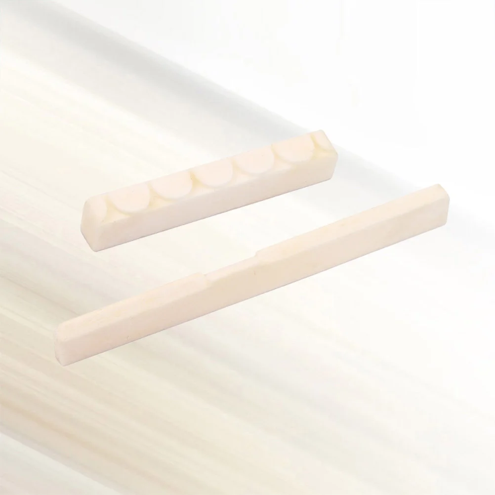 

DJ05/06 Guitar Classical Ox Bone Upper and Lower Pillow Arch Shape (Ivory)