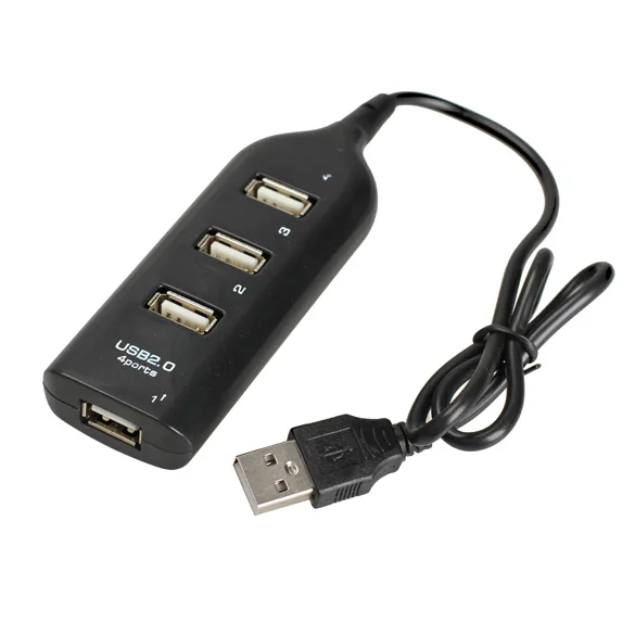 Высокоскоростной Универсальный USB-разветвитель на 4 порта USB 2 0 с разъемом для