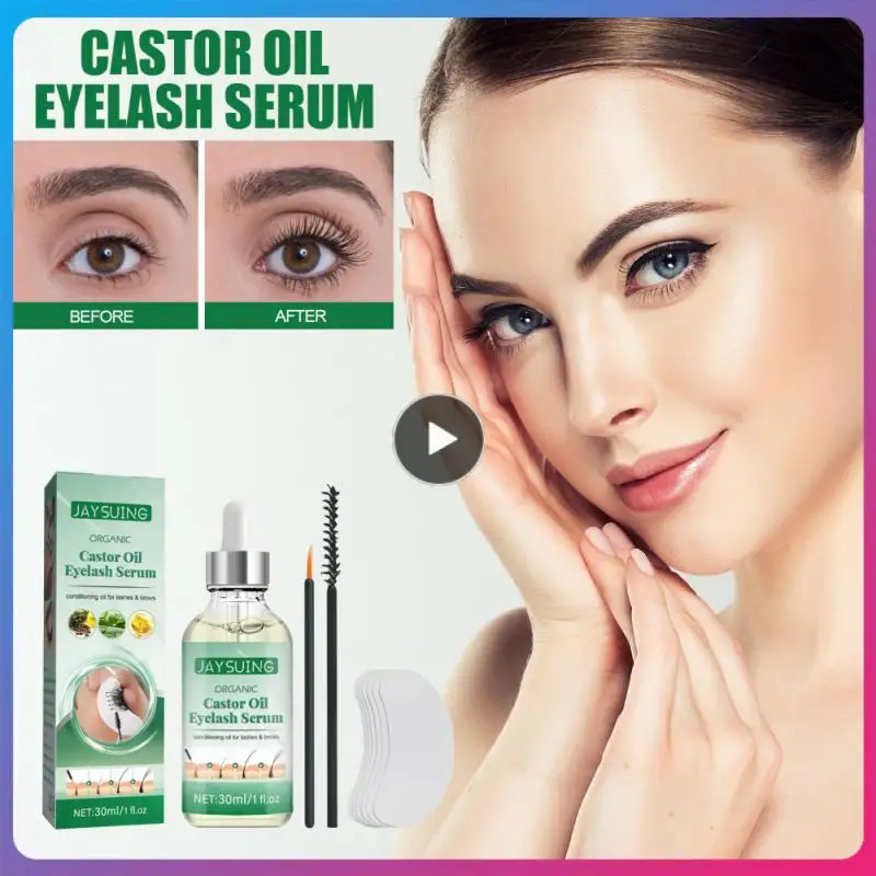 

Castor Oils Mascaras Eyelash Growth Liquid Portable Nourishing The Skin Silky Texture Mascara Cream Eyelashs Care Easy To Scrub