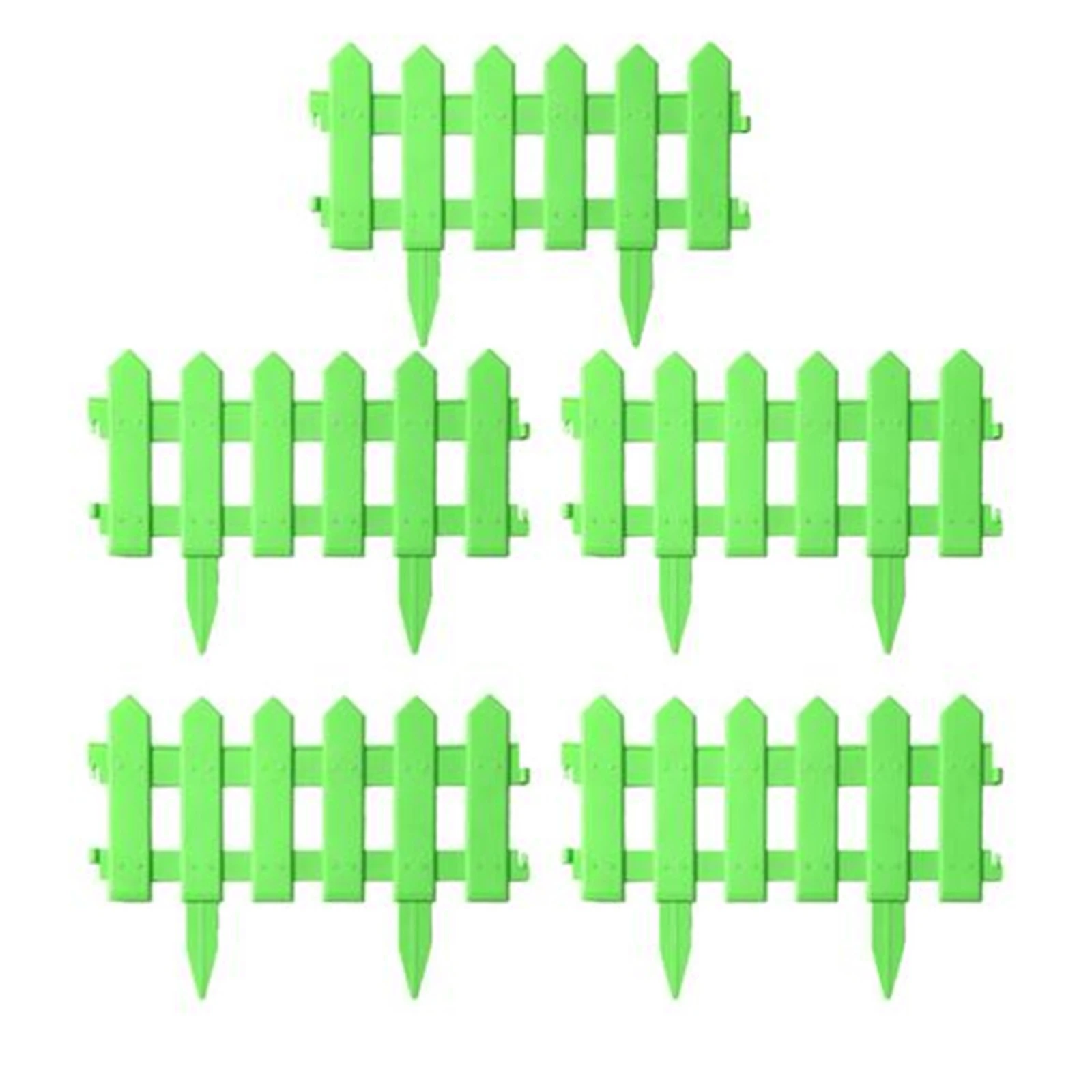 

5PCS Reusable Fence Splicable And Detachable Garden Fence Multifunctional Decorative Courtyard Guardrail