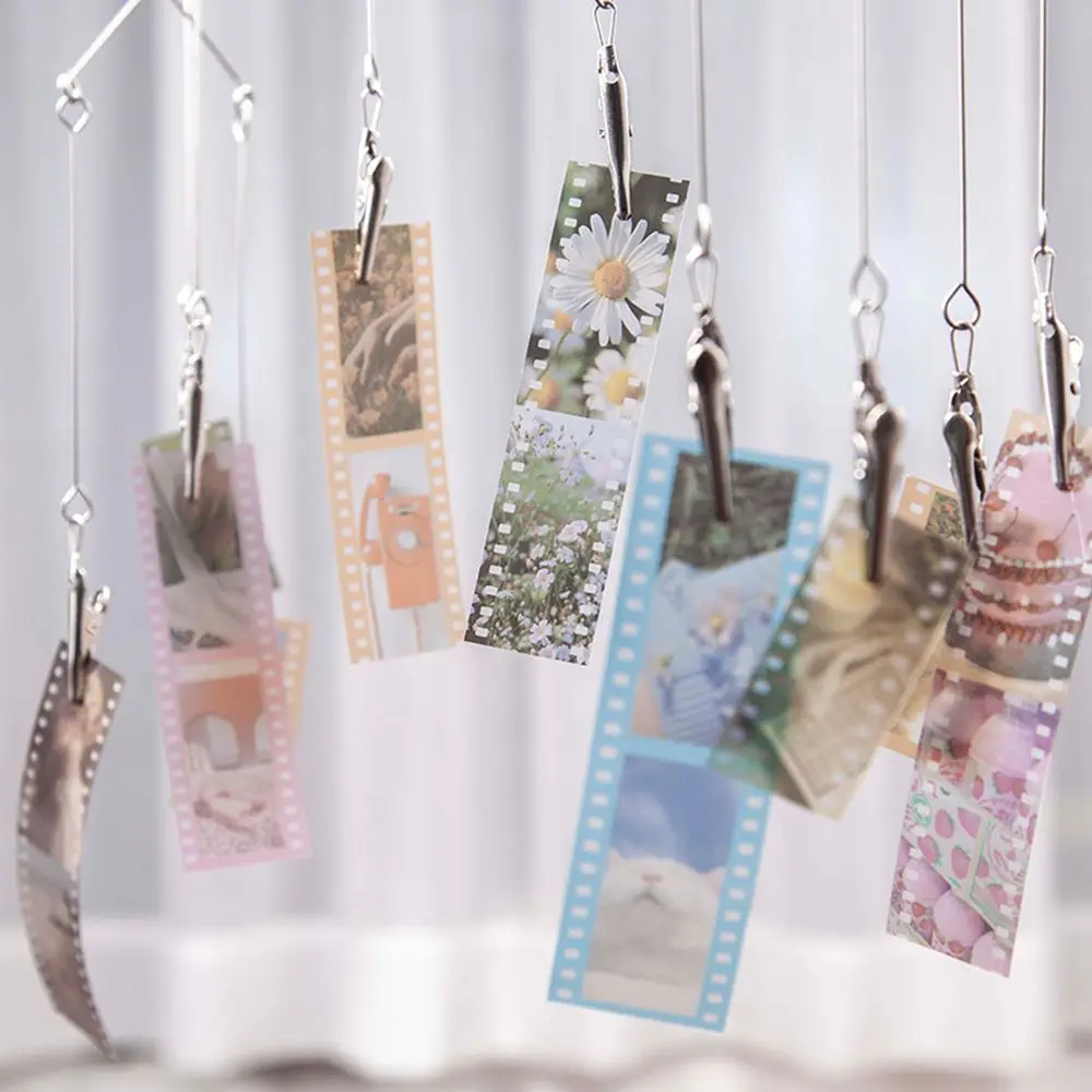 

15 Pcs/bag Craft DIY Diary Hand Account Vintage Collage Material Strip Scrapbooking Stickers Decorative Film Stickers