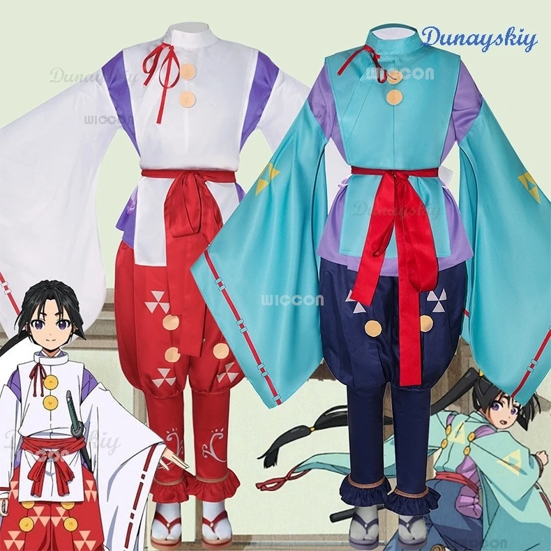 Аниме THE ELUSIVE SAMURAI Hojo Tokiyuki карнавальный костюм парик кимоно униформа наряд на