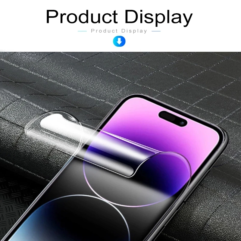 4Pcs Hydrogel Film for IPhone 11 12 13 14 Pro Max 12Mini 13Mini Screen Protector for IPhone XS Max XR X 7 8 14 Plus SE Not Glass