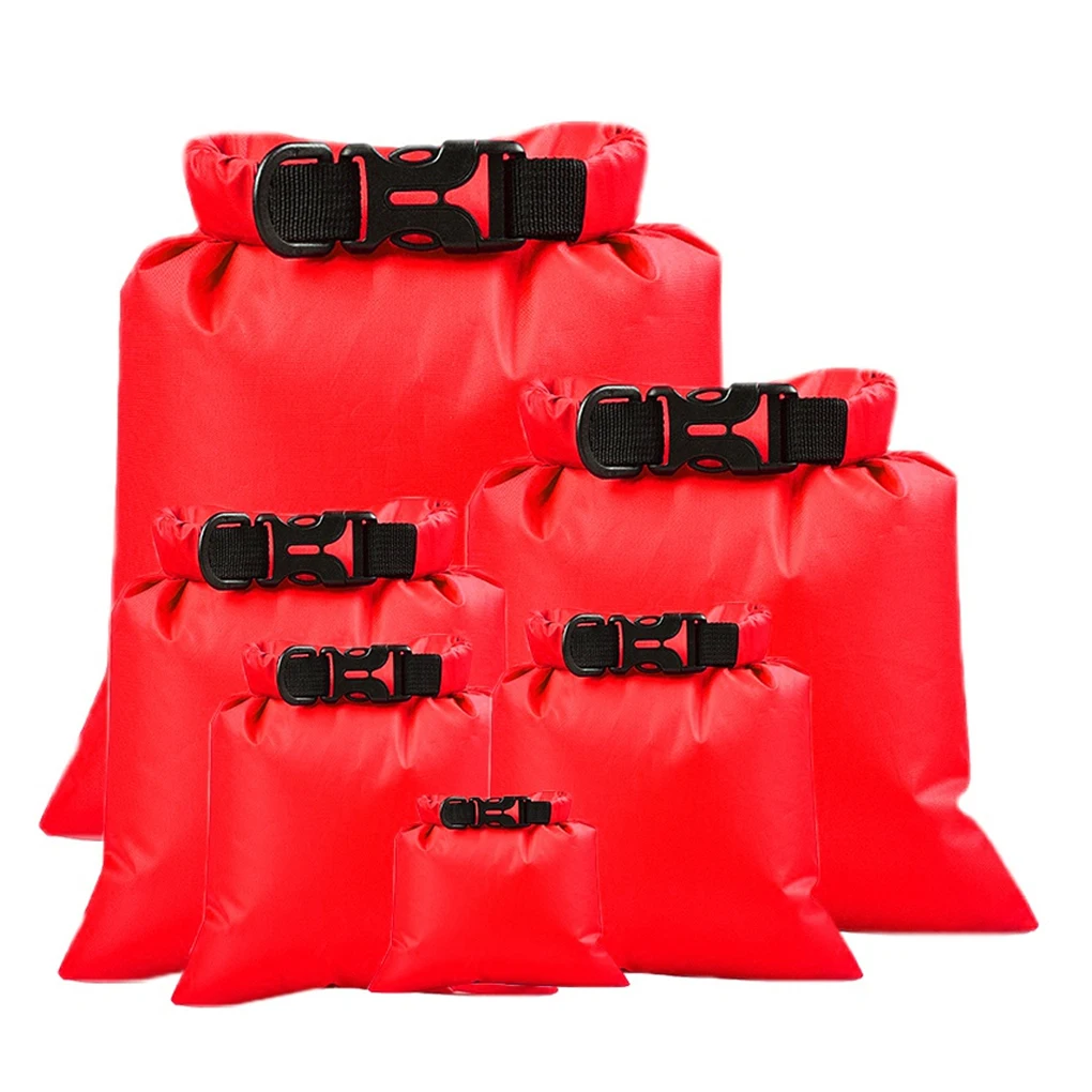 

6 Pieces Waterproof Bags Unique Design Outdoor Dry Sacks Packaging Kayaking Accessories Rafting Suplies for Boating Camping