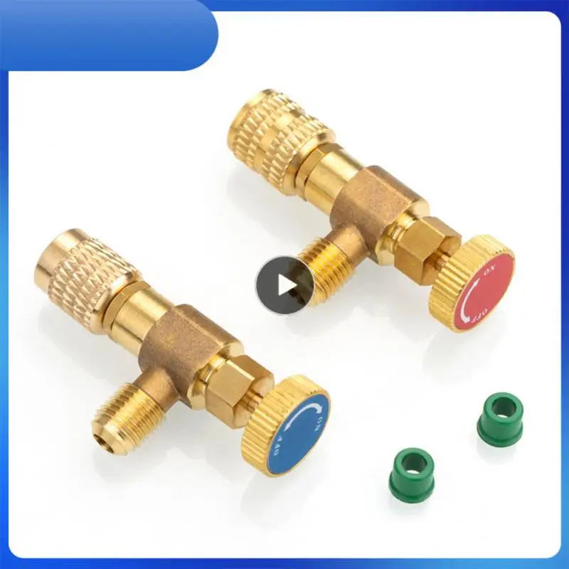 

Safety Valve R410 R22 Be In Common Use Connector 1/4" Male - 5/16" Female. Air Conditioning Coolant Connection Adapter Economic