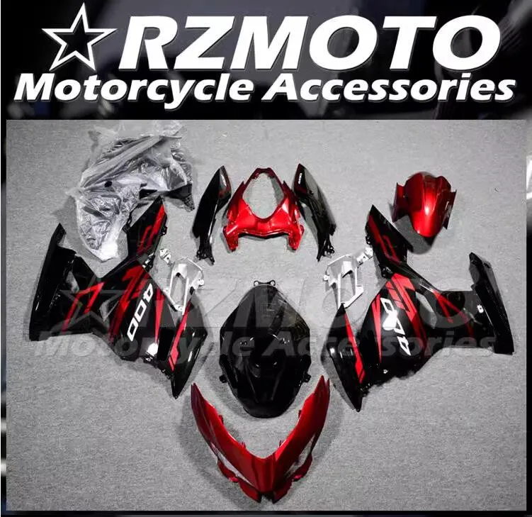 

4Gifts New ABS Motorcycle Fairings Kit Fit For Kawasaki EX 250 400 2019 2020 2021 2022 2023 19 20 21 22 Bodywork Set Red