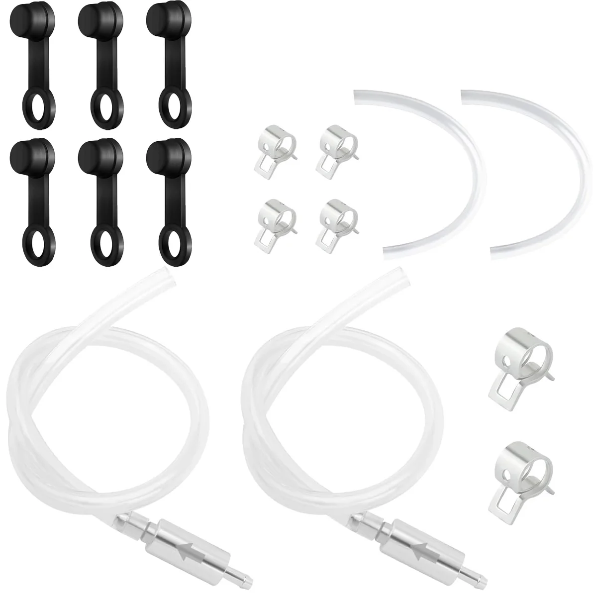 Комплект шлангов и колпачков для прокачки тормозной жидкости, универсальный комплект инструментов для прокачки тормозной жидкости, односторонний обратный клапан, набор инструментов для прокачки тормозной жидкости для автомобиля, мотоцикла, сцепления