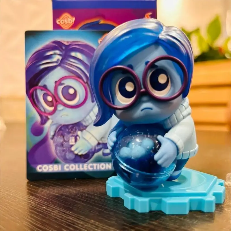 Disney Figurka Pixar Inside Out 2 Tajemnicze pudełko Joy Sadness Anger Disgust Cosbi Blind Box Model kolekcjonerski Lalki Zabawka Prezent urodzinowy