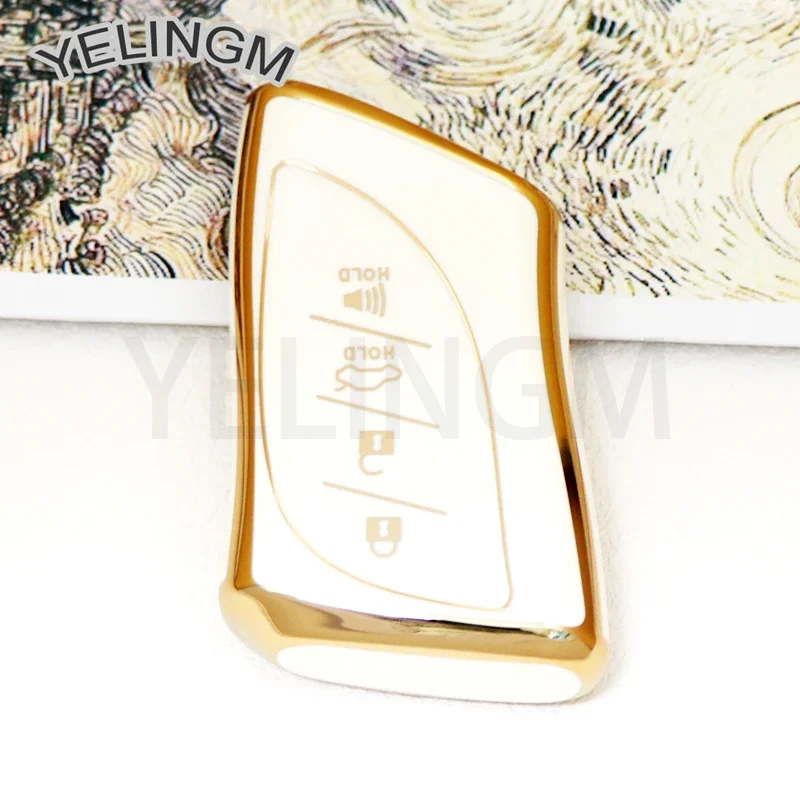 Чехол для автомобильного ключа из ТПУ с 4 кнопками брелок Lexus UX ES UX200 UX250h ES200 ES300h ES350