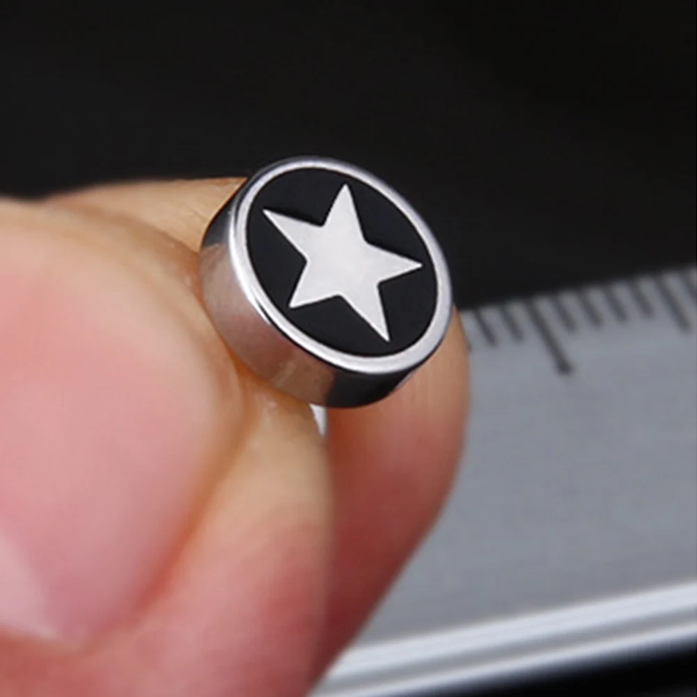 

Punk Stainless Steel Men Strong Magnet Magnetic Punk Easy Use Clip Hip Earrings Magnetic Piercing Ear Stud Hop Jewelry Clip