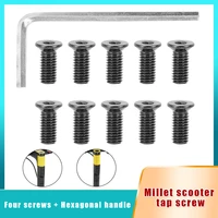 screws nut wrench set for xiaomi mijia m365 for ninebot es1 es2 es4 electric scooter handlebar pole to base mounting screws kit