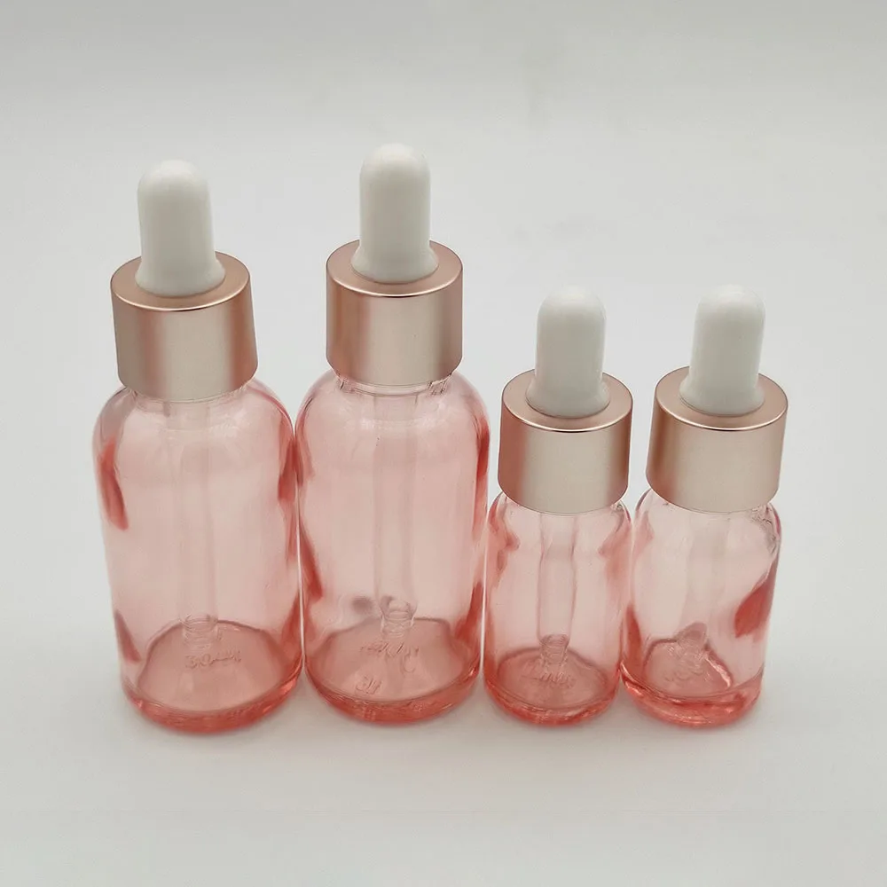 

10pcs/lot 5ml to 50ml Empty Glass Dropper Bottle Perfume Pipette Bottle For Essential Oil Refillable Cosmetic Containers Vials