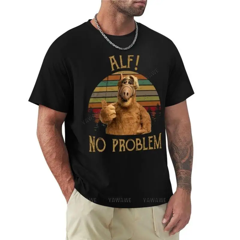 

Alf Alien no Problem Vintage T-Shirt graphic t shirt tees hippie clothes mens graphic t-shirts funny